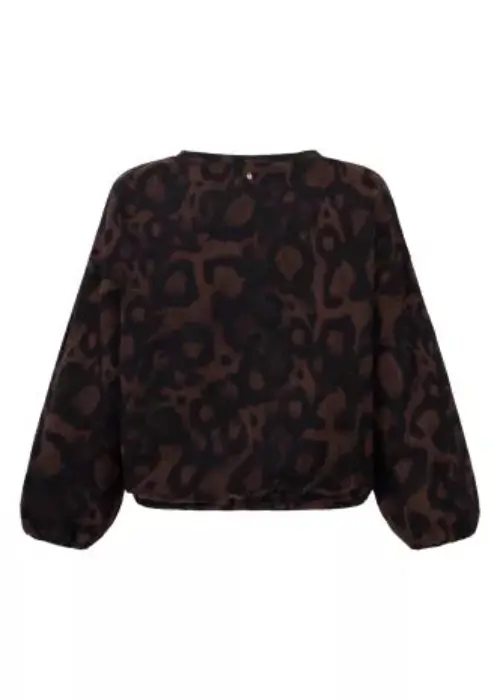 Tramontana top dots bruin