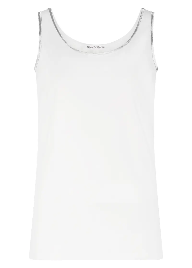 Tramontana top lurex off white