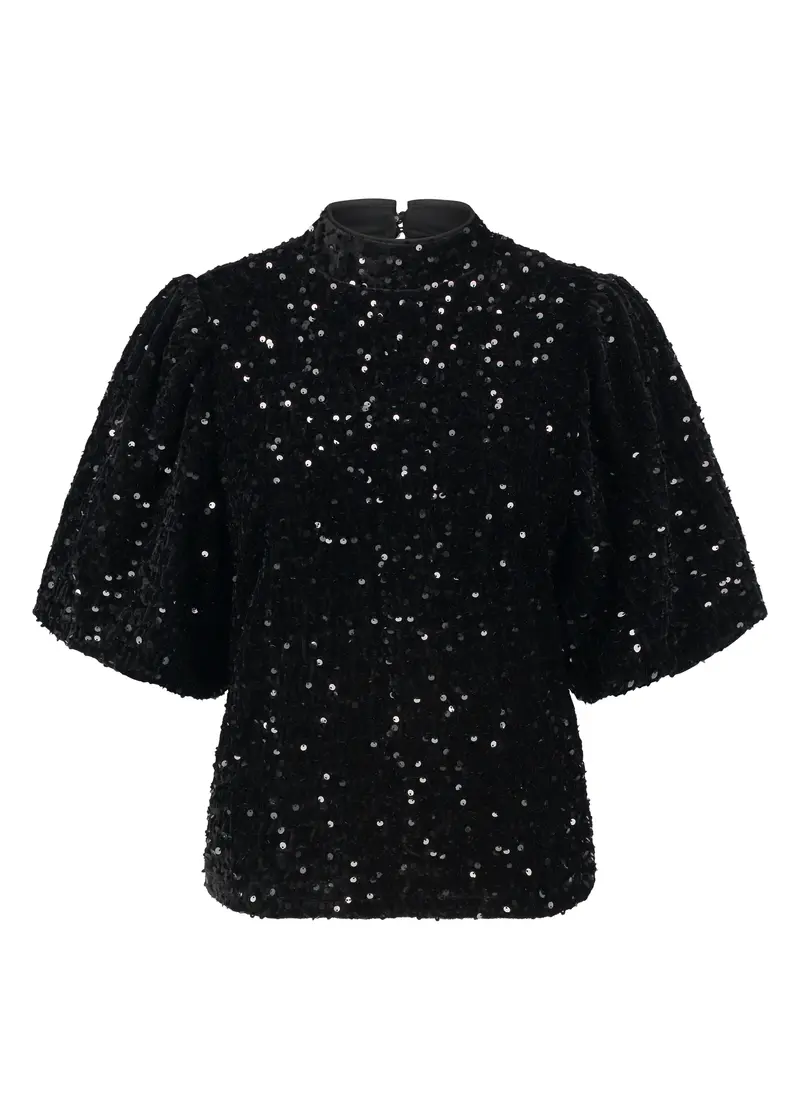 Tramontana - Top velours Sequins