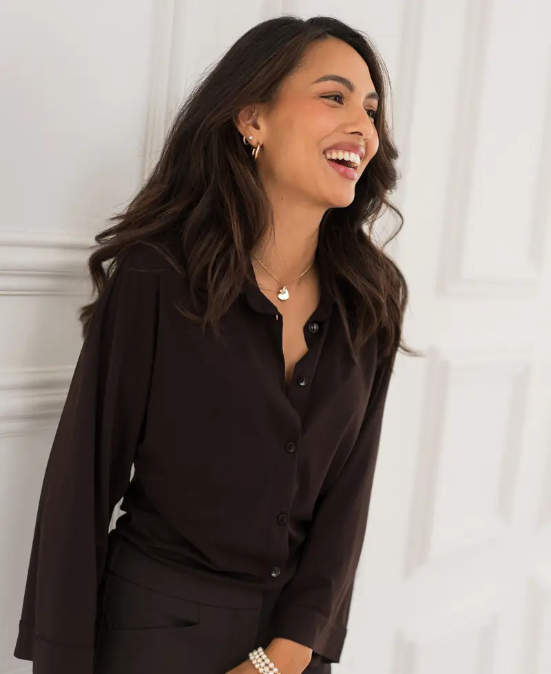 Travelblouse LA SILVESE Pure Choco