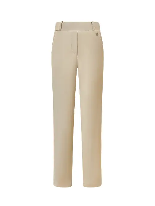 Triple nine broek straight chinos beige