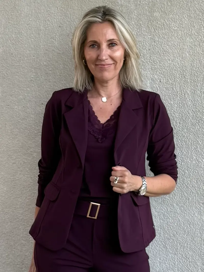 Triple Nine - Travel Blazer Francis Aubergine - 3101