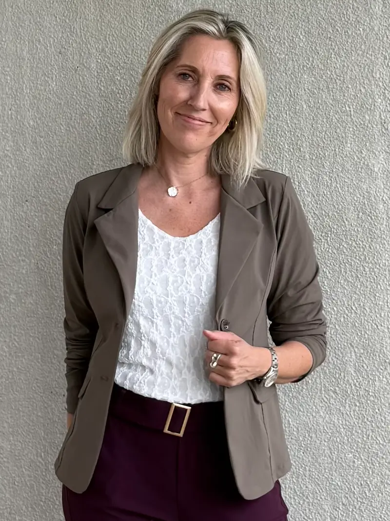 Triple Nine - Travel Blazer Francis Taupe - 3101