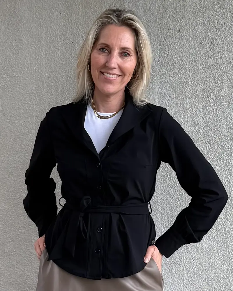 Triple Nine - Travel Blouse Charlot Zwart - 5949