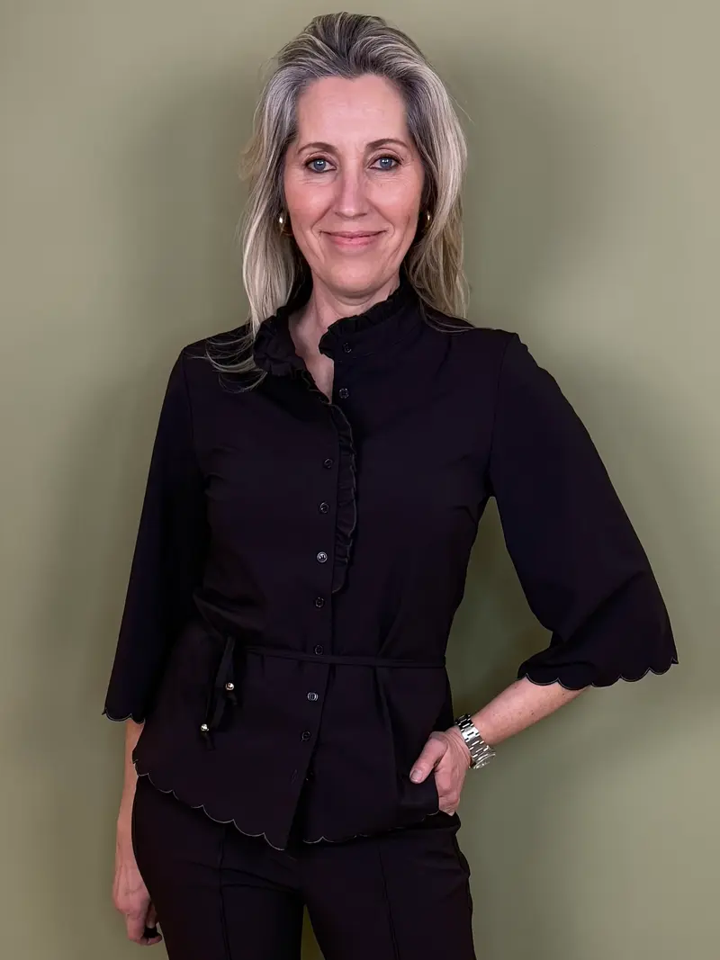 Triple Nine - Travel Blouse Chloé Donkerbruin - 5937