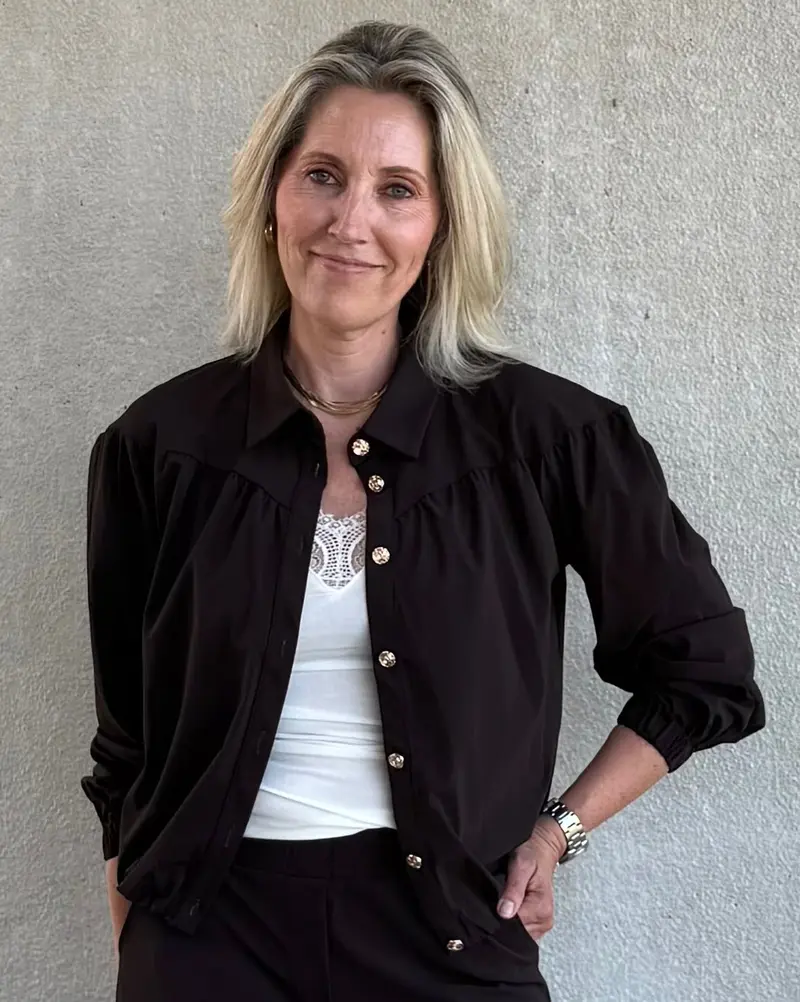 Triple Nine - Travel Blouse Sasha Donkerbruin - 5951