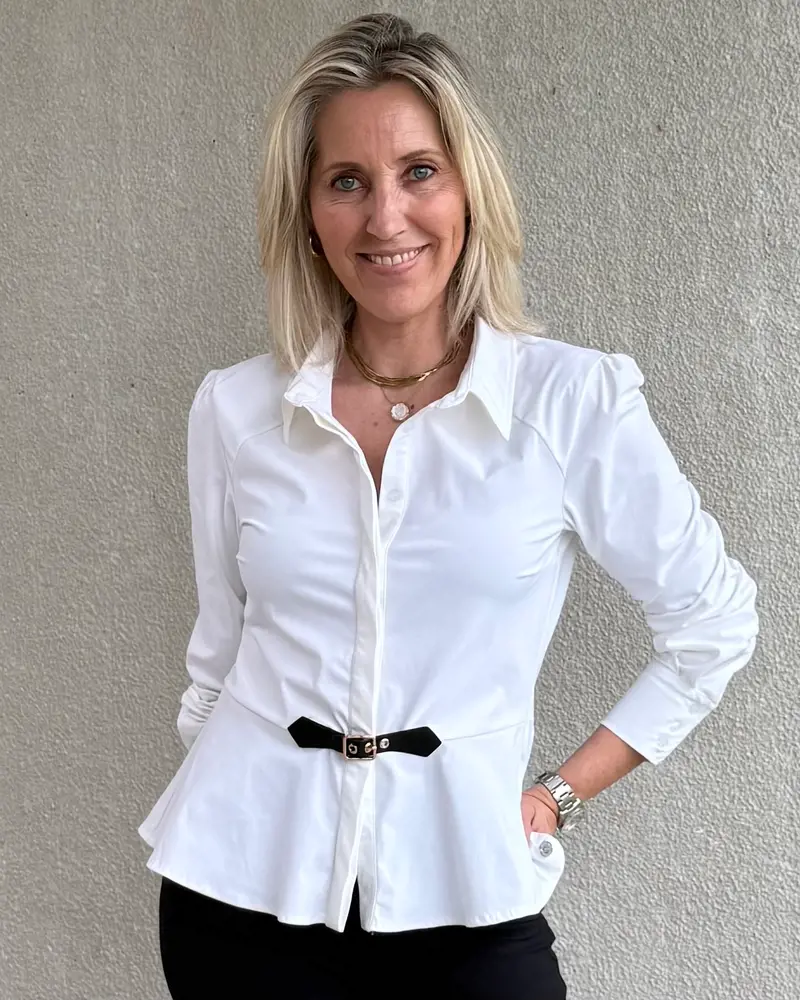 Triple Nine - Travel Blouse Simona Wit - 5950