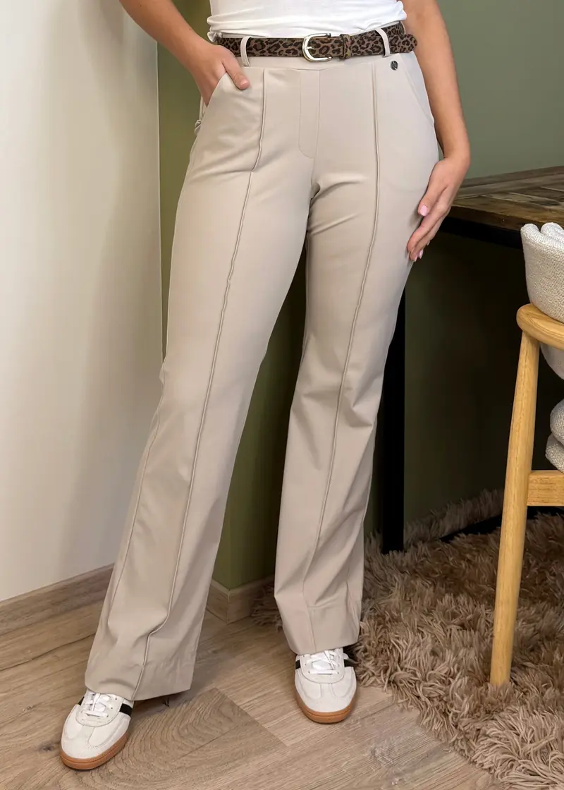 Triple Nine - Travel Broek Fleur Beige  - 2301