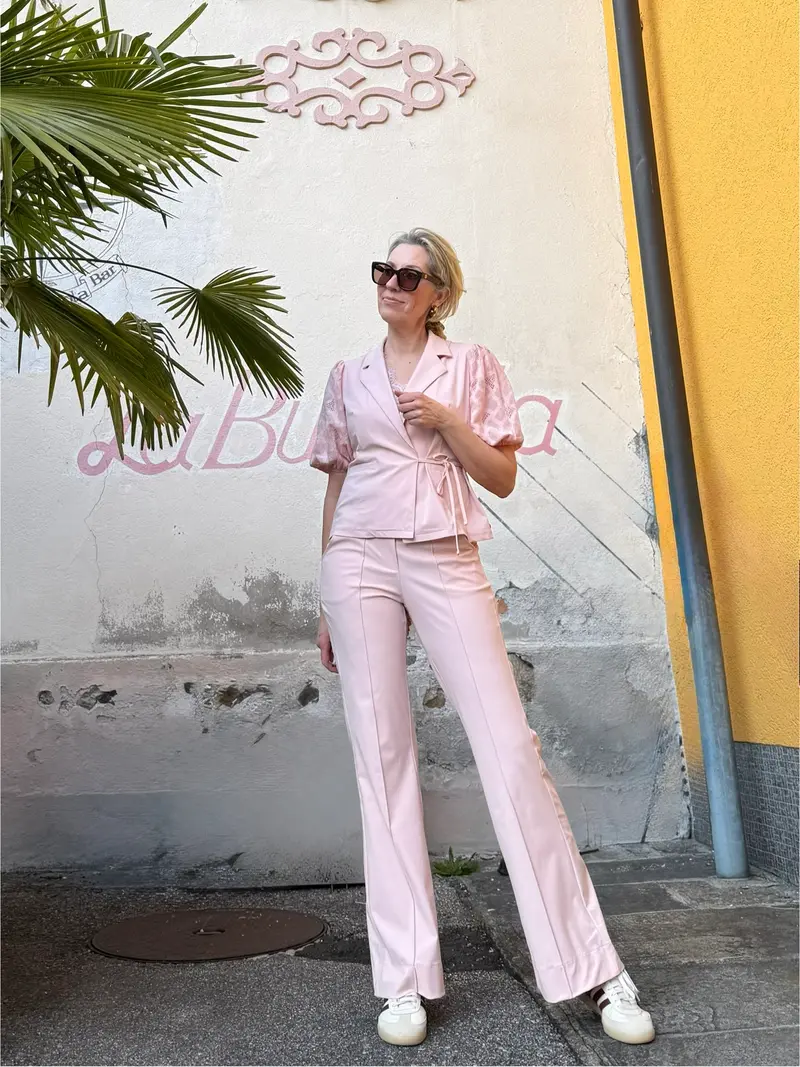 Triple Nine - Travel Broek Fleur Poederroze - 2301