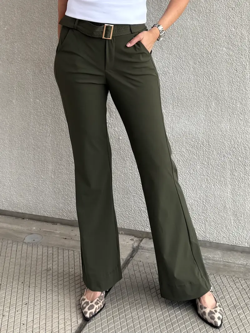Triple Nine - Travel Broek Joy Olijfgroen - 3002