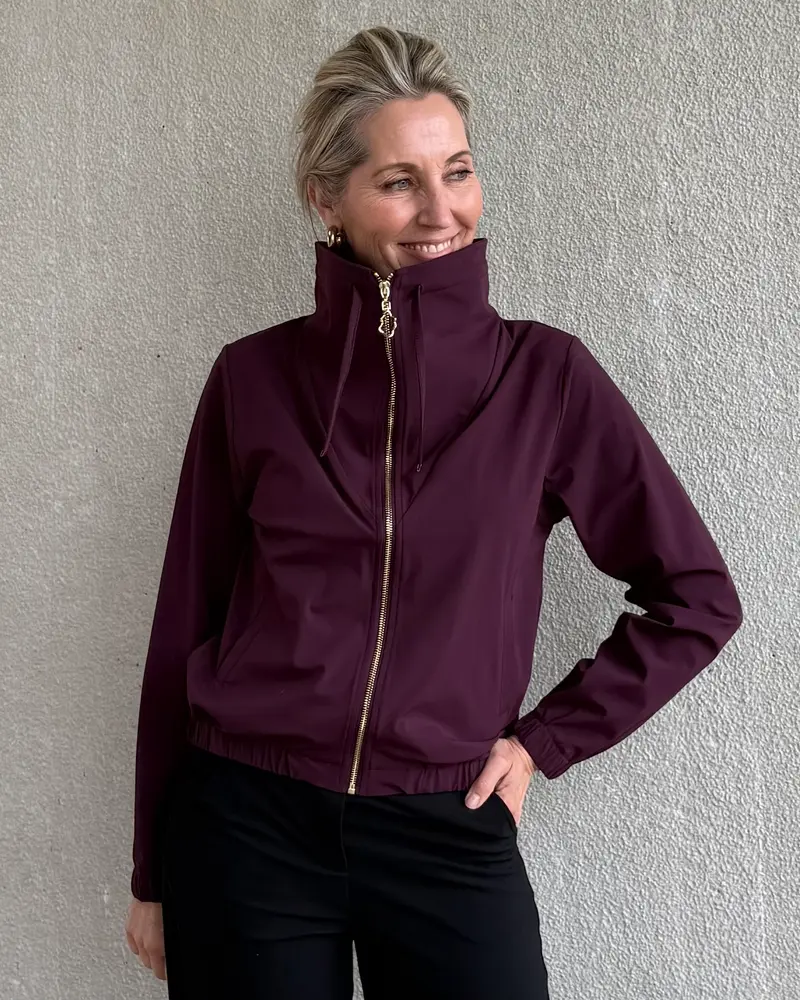Triple Nine - Travel Jas Collinna Aubergine - 92425