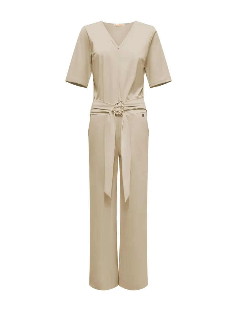 Triple Nine - Travel Jumpsuit Mila Beige - 51908
