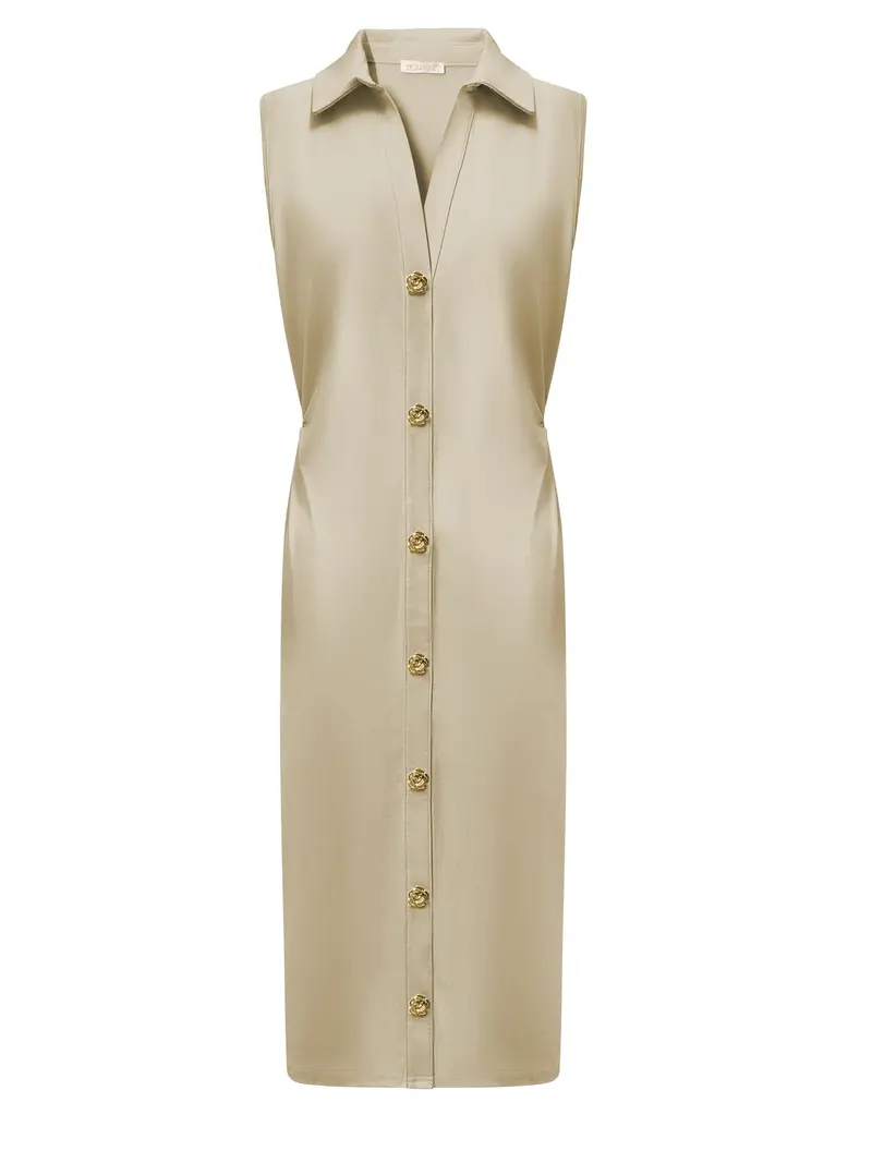 Triple Nine Travel Jurk June Beige - 51817