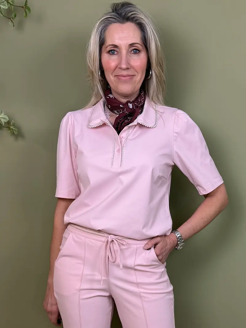 Triple Nine Travel Top Cherie Poederroze - 6941