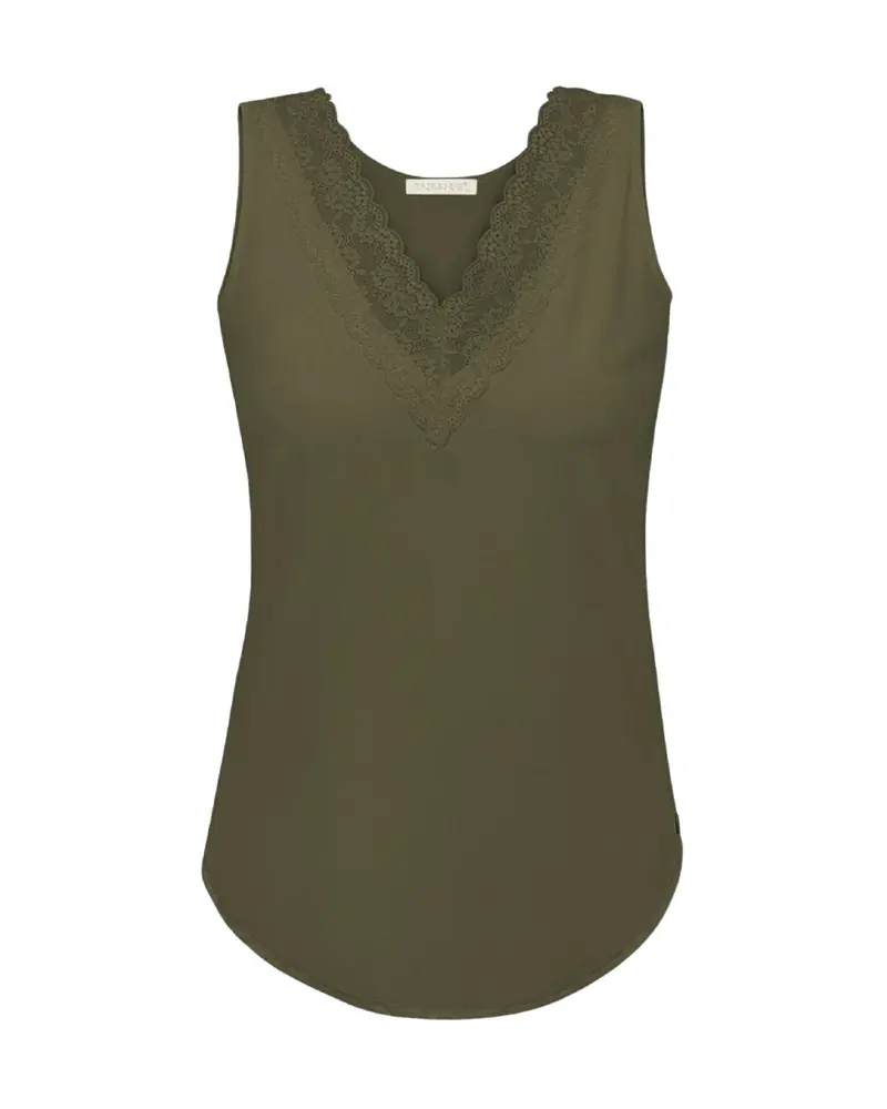 Triple Nine - Travel Top Marly Olijfgroen - 6913