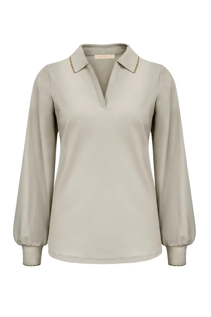 Triple Nine - Travel Top Raphaella Beige - 6929