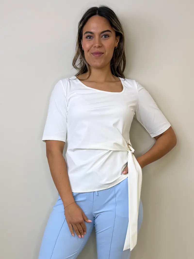 Triple Nine Travel Top Silvi Wit - 6944