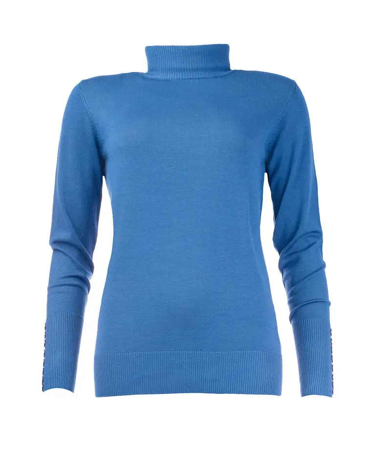 Trui Belna-LS-RMB Brei | Navy Peony