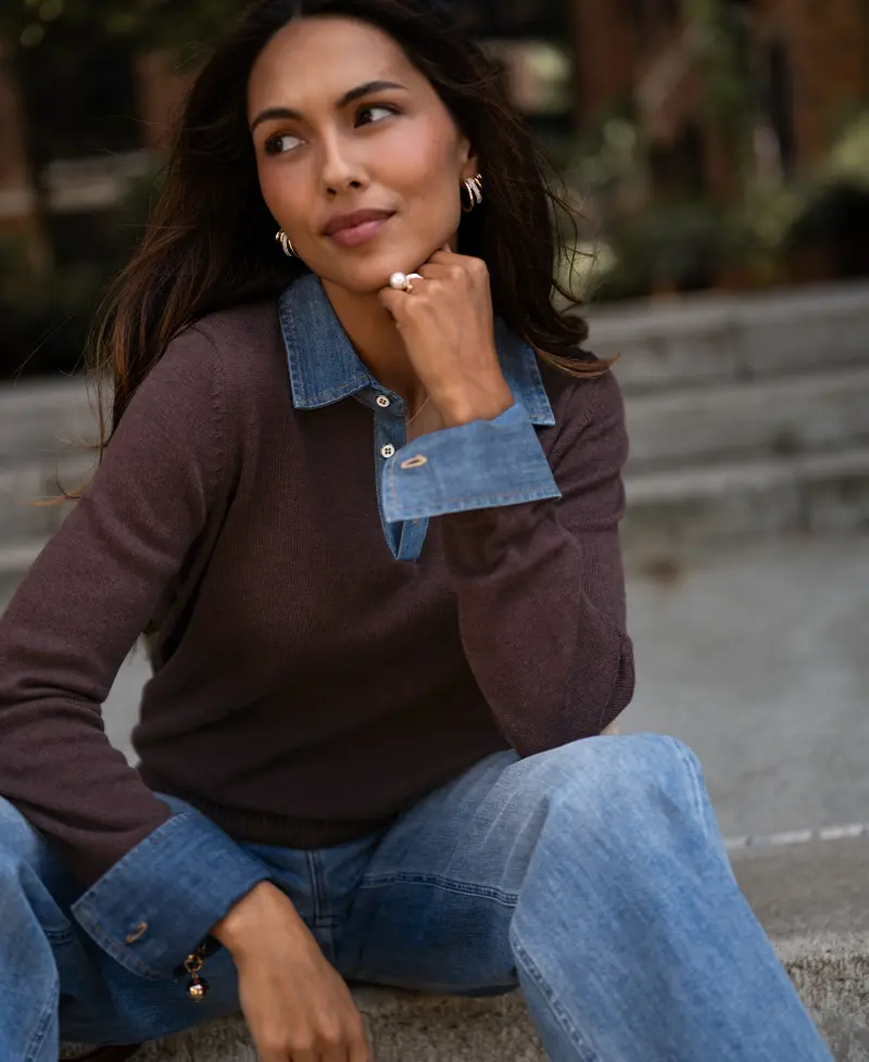 Trui-blouse LA COLLEGE Bruin
