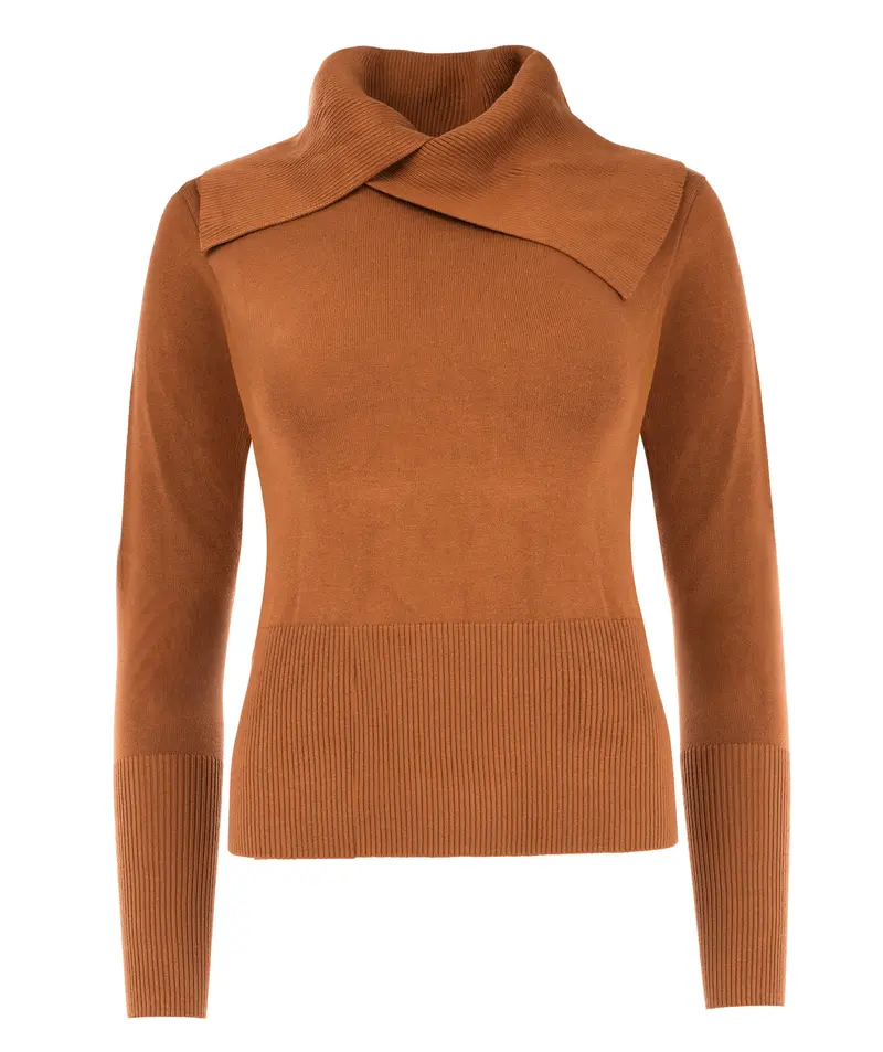 Trui Forset LS-RMB Brei | Coconut Shell