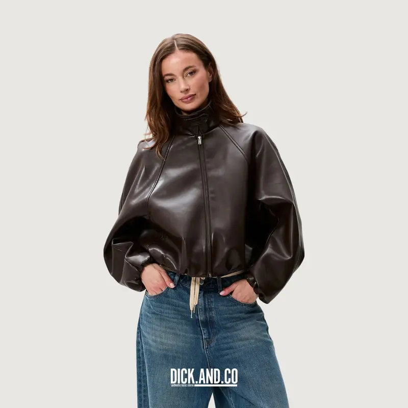 Vegan leather jacket