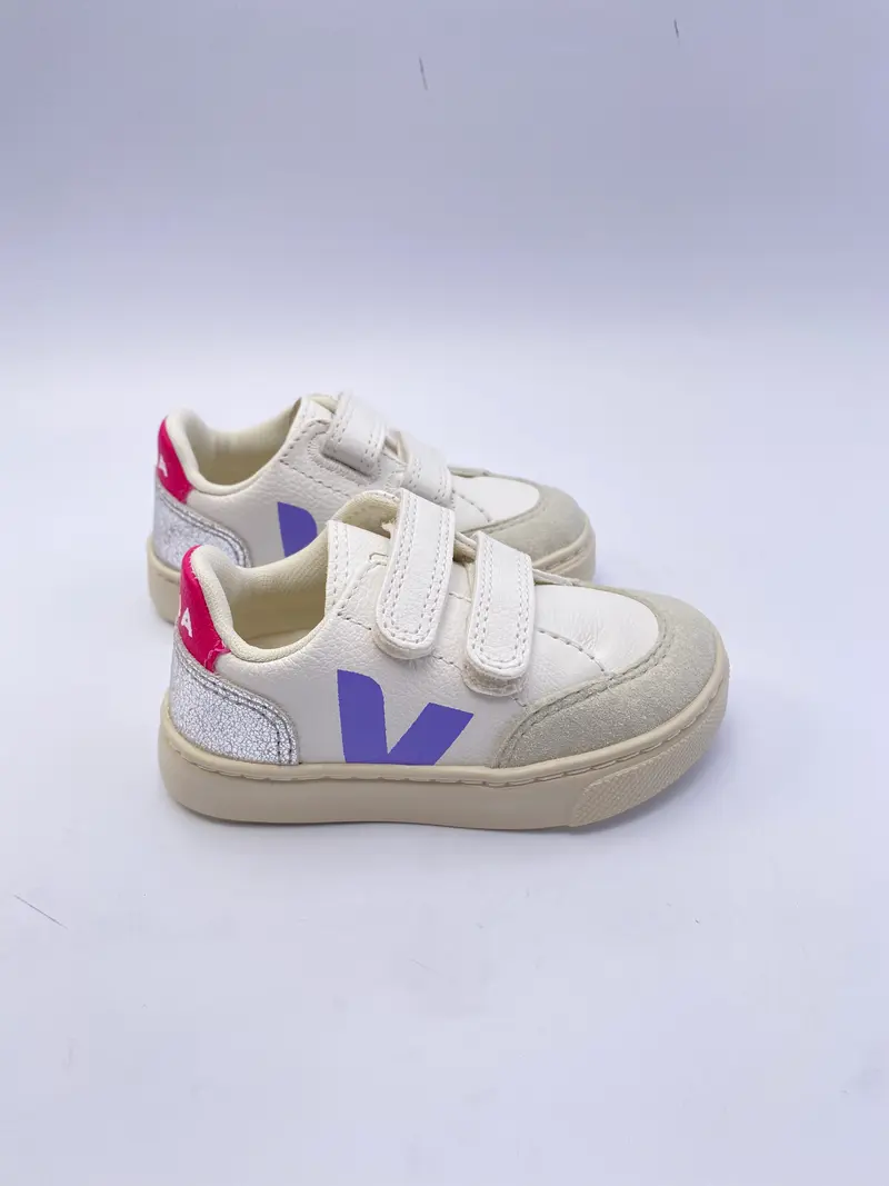 Veja extra white multicolor silver