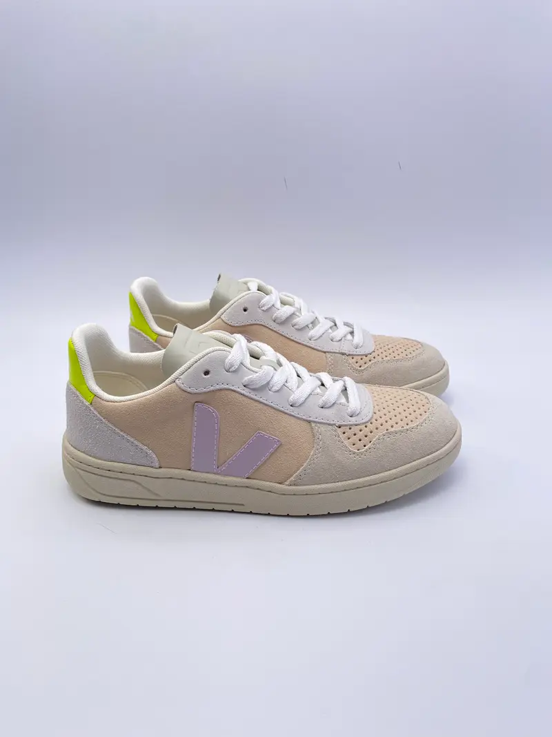Veja multicolor sable parme sneaker