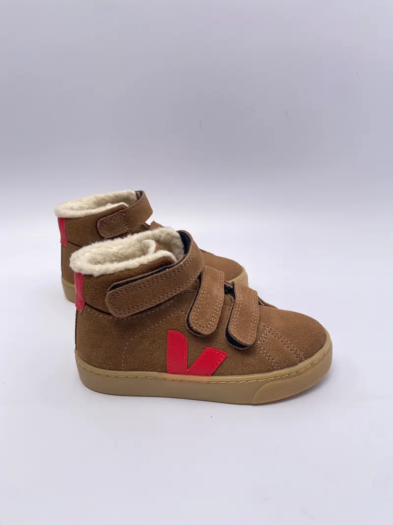 Veja small esplar mid winter suede brown pekin