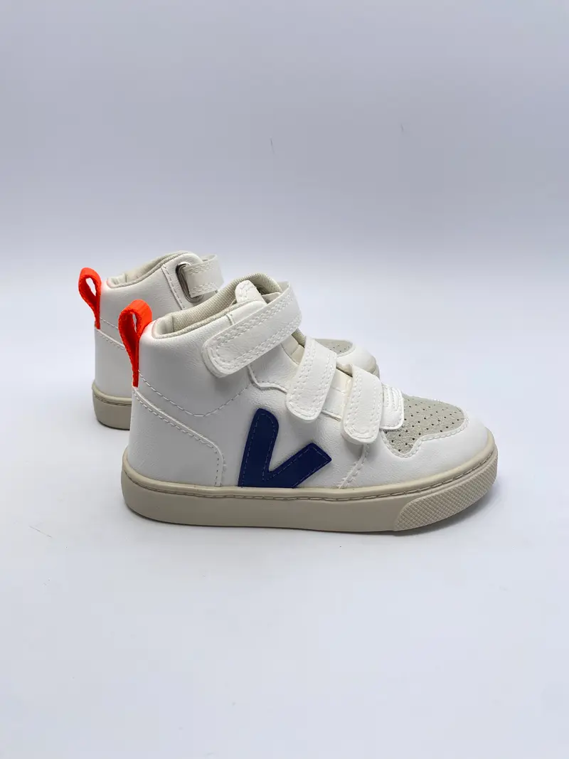 Veja V-10 mid cwl white cobalt orange-fluor