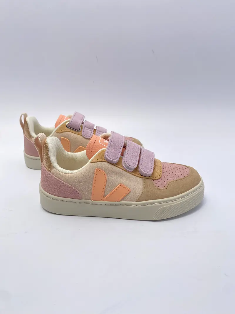 Veja v-10 multico sable beige lila roze