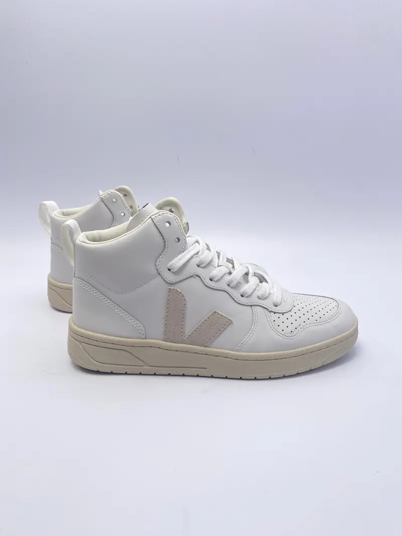 Veja V-15 extra white leather