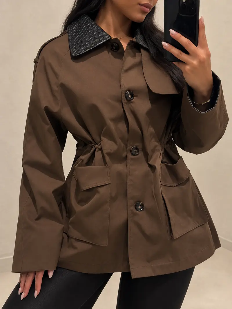 Vendetta Coat - Dark Brown