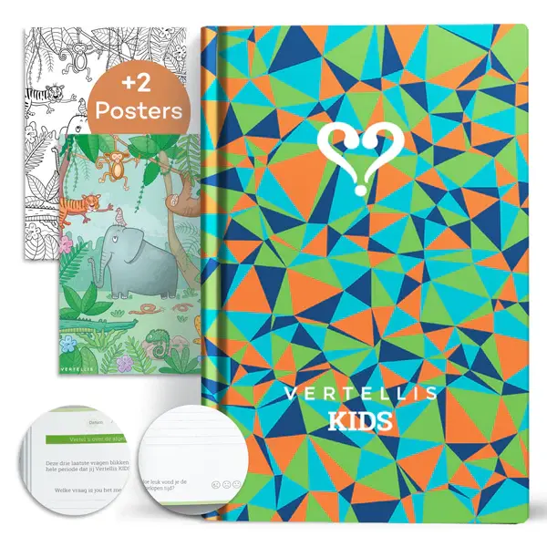 Vertellis kids mindfulness-dagboek voor kinderen