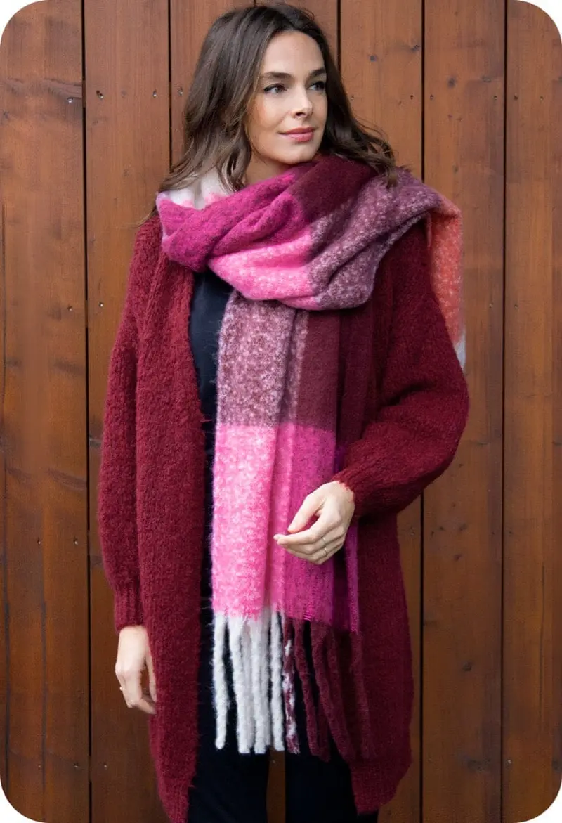 Vest Elle | Raspberry