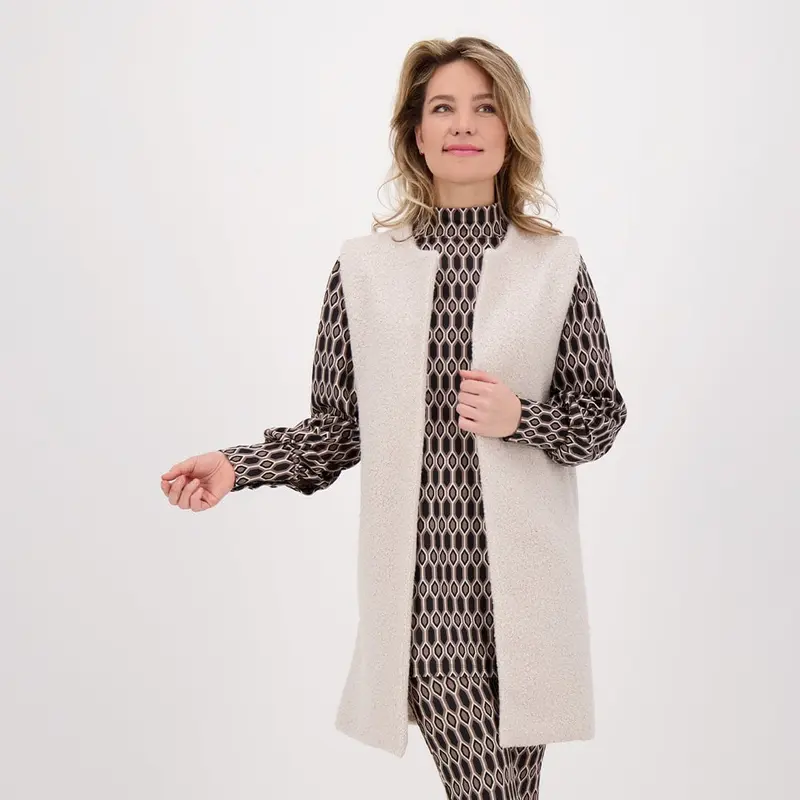 Vest Teddy Bouclé | Ecru