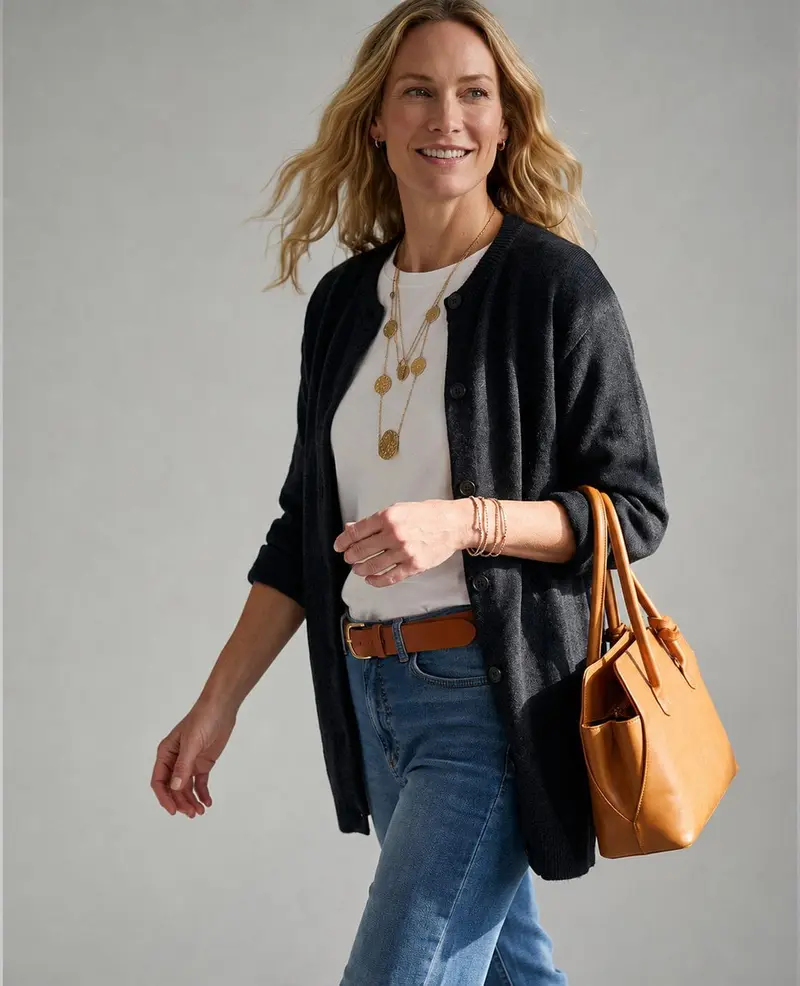 Veste Mara Longue | Zwart