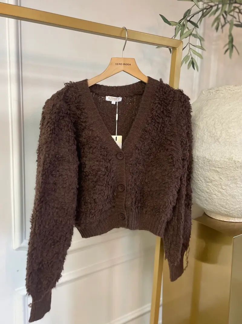 Vestje teddy SC253090 Brown