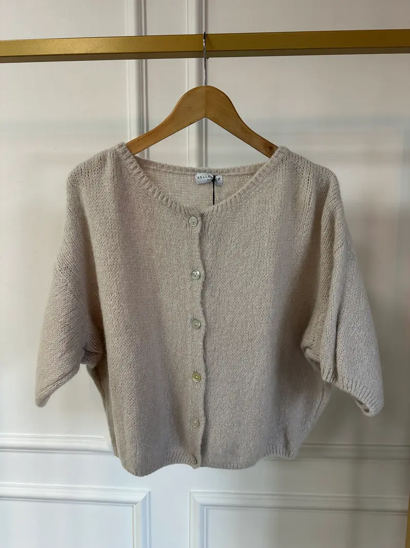 Vestje woll 8126 Beige