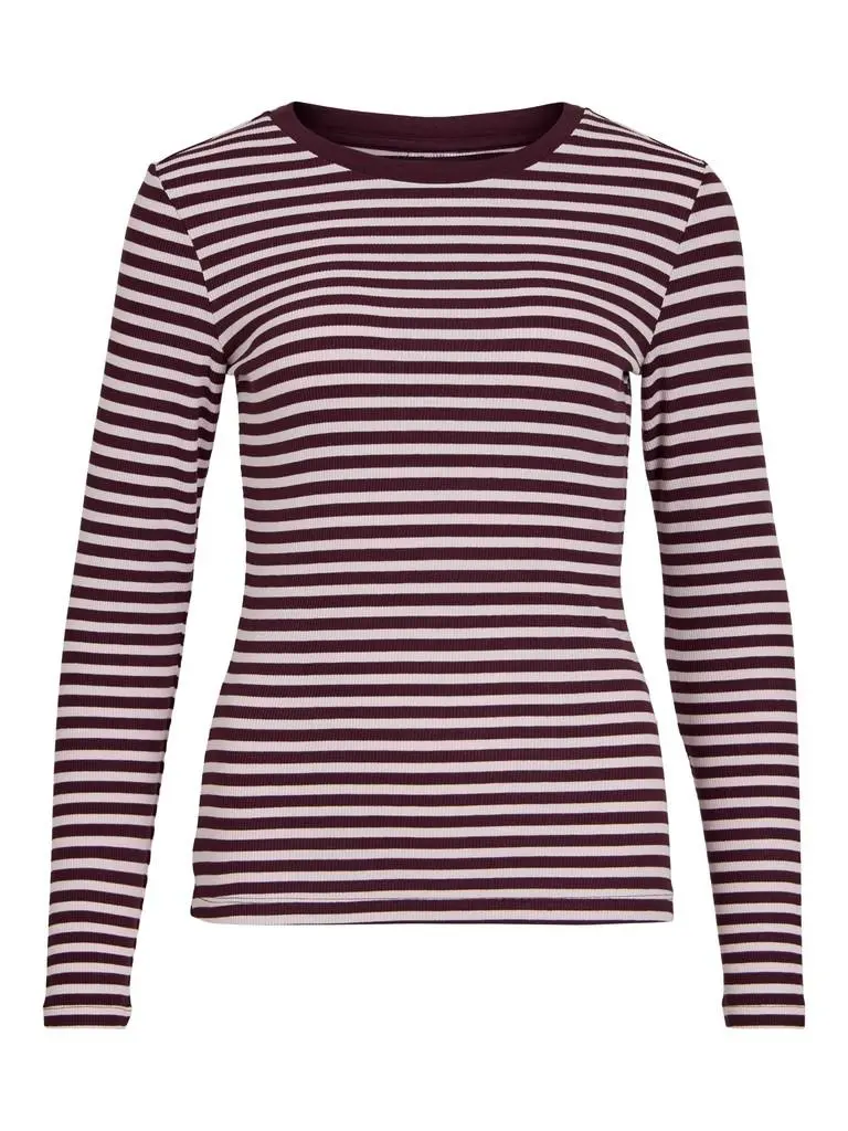 VIAVERA O-NECK L/S TOP