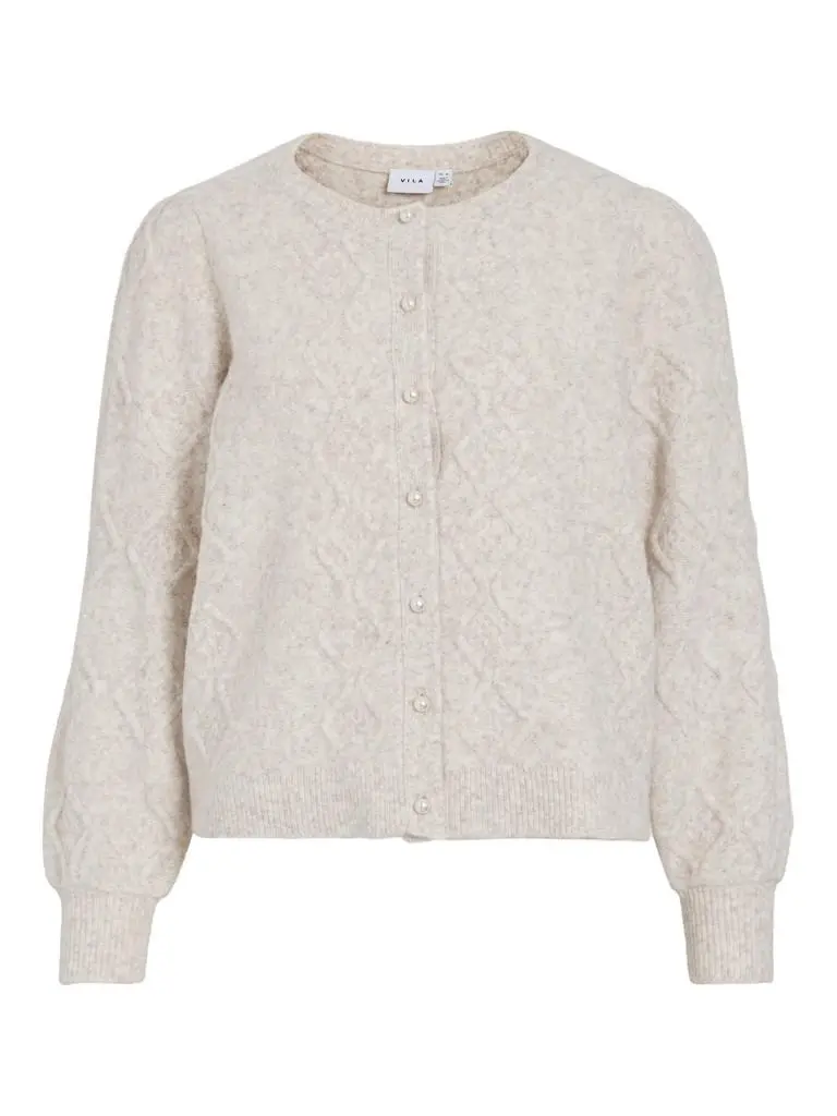 VICLEO O-NECK L/S CABLE KNIT