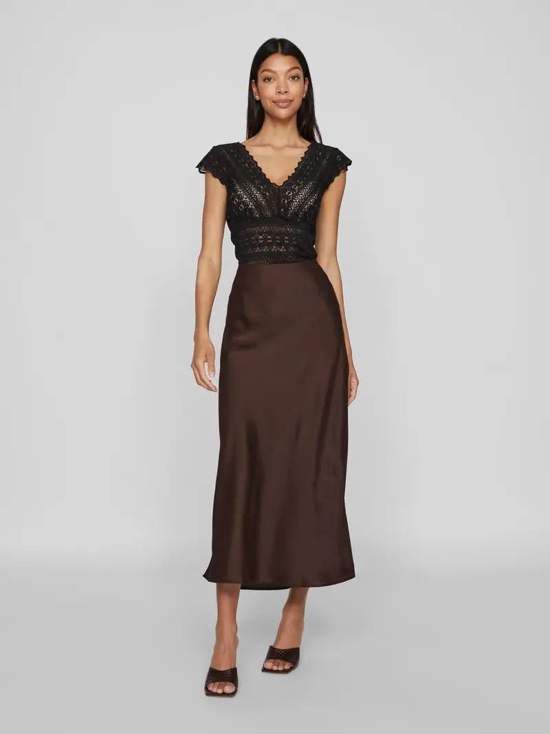 VIELLETTE HW MIDI SKIRT