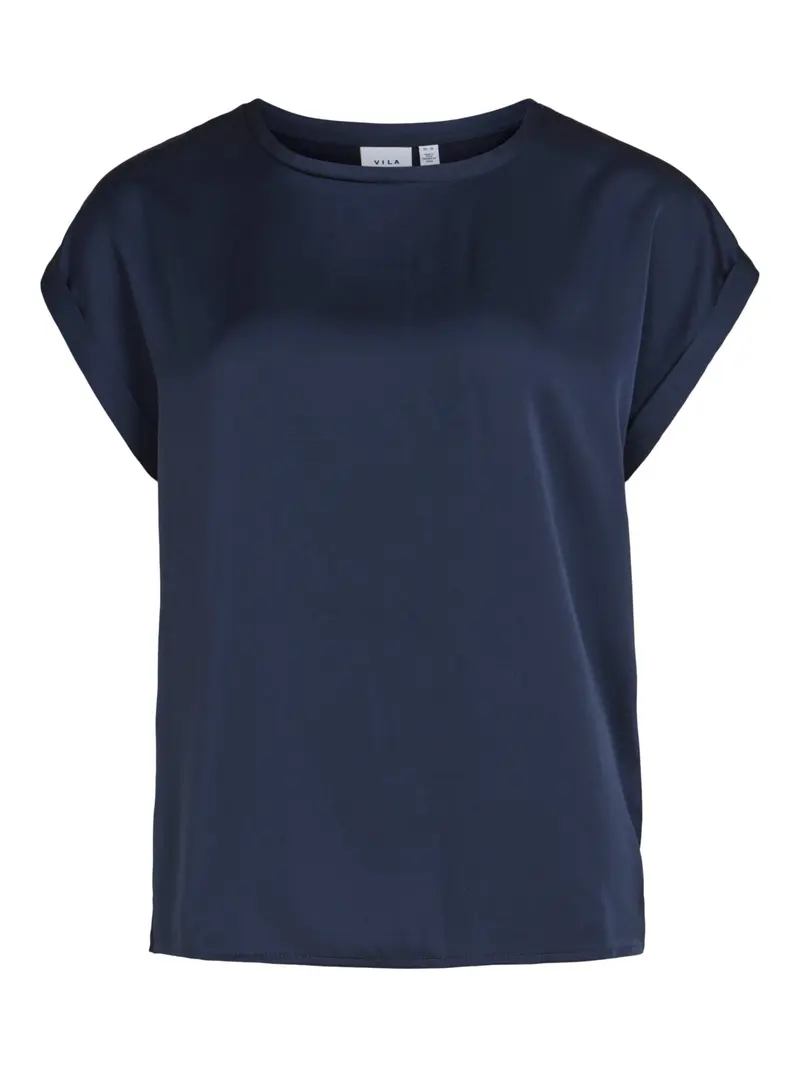 VIELLETTE S/S SATIN TOP