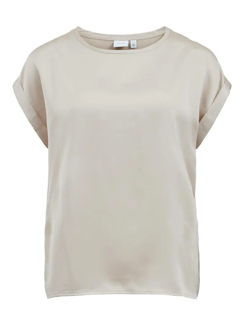 VIELLETTE S/S SATIN TOP - NOO