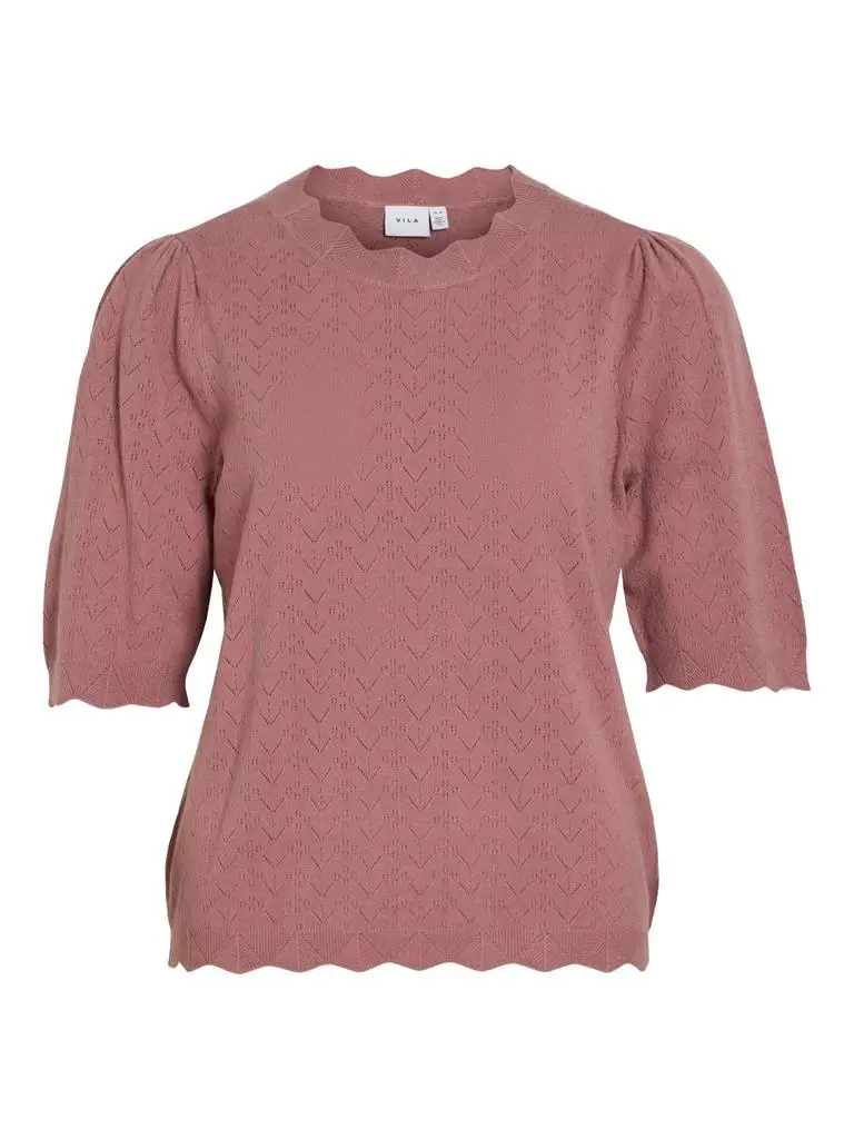 VIEMI O-NECK 2/4 SLEEVE KNIT