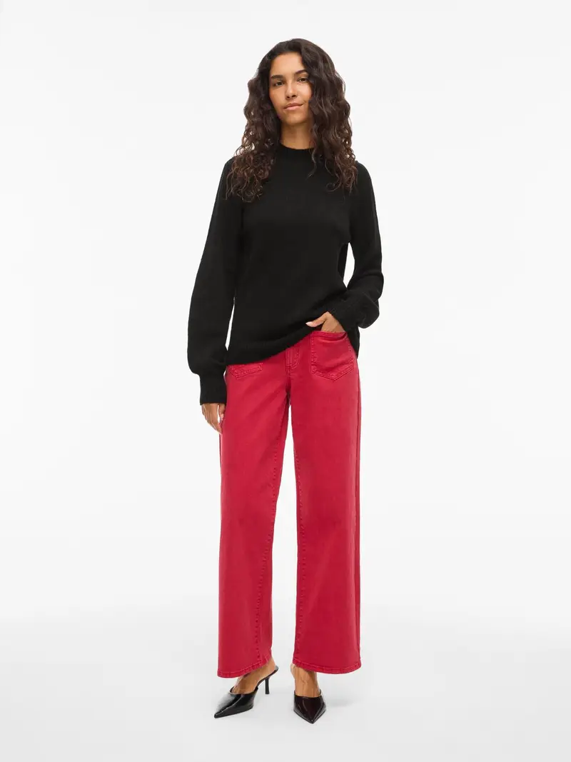 VIHANNA BALLOON L/S KNIT TOP