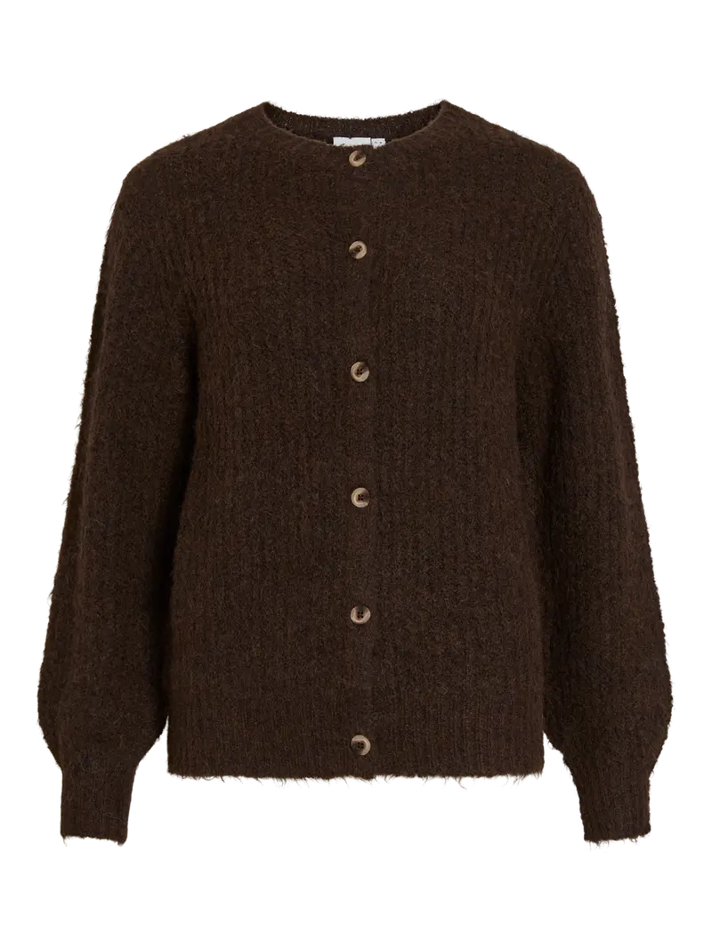 VILAMPE O-NECK L/S KNIT CARDIGAN/ CUR