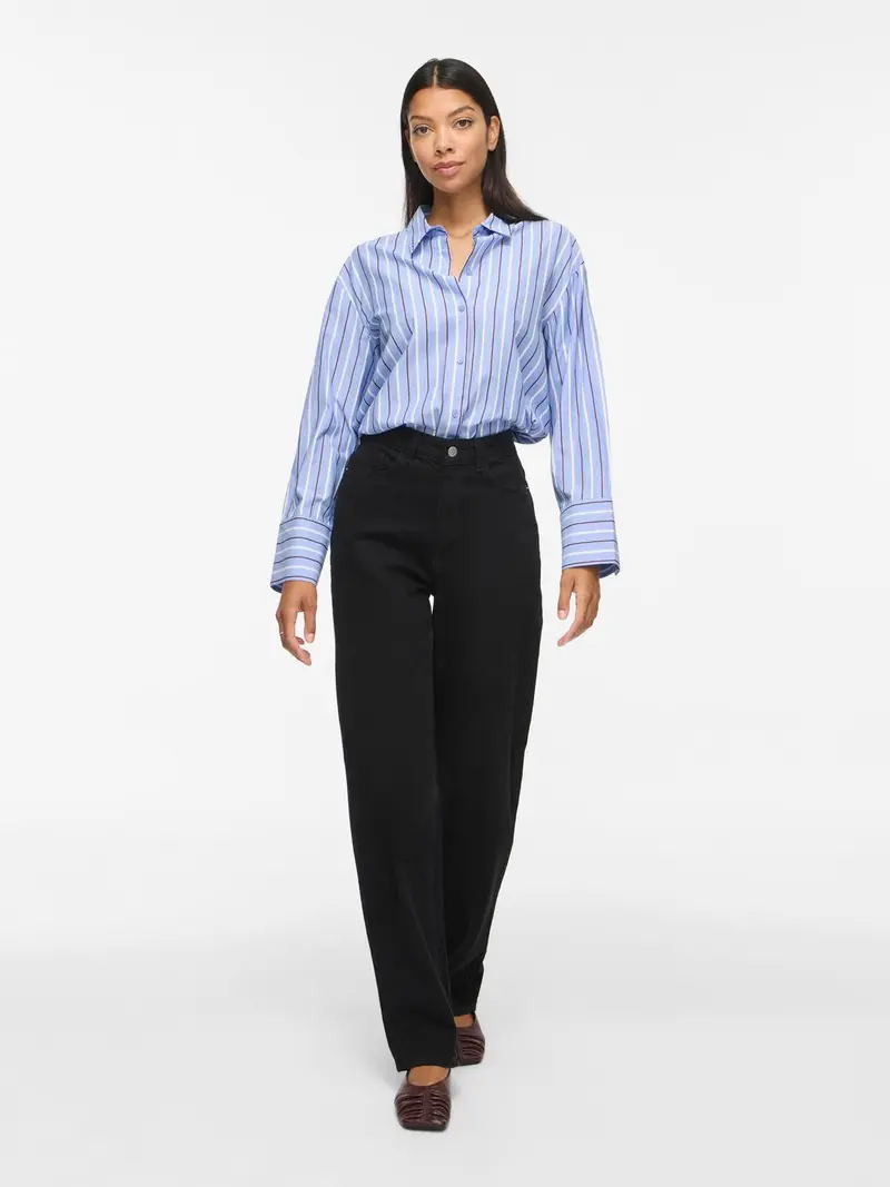 VILORA STRIPED L/S SHIRT/TES