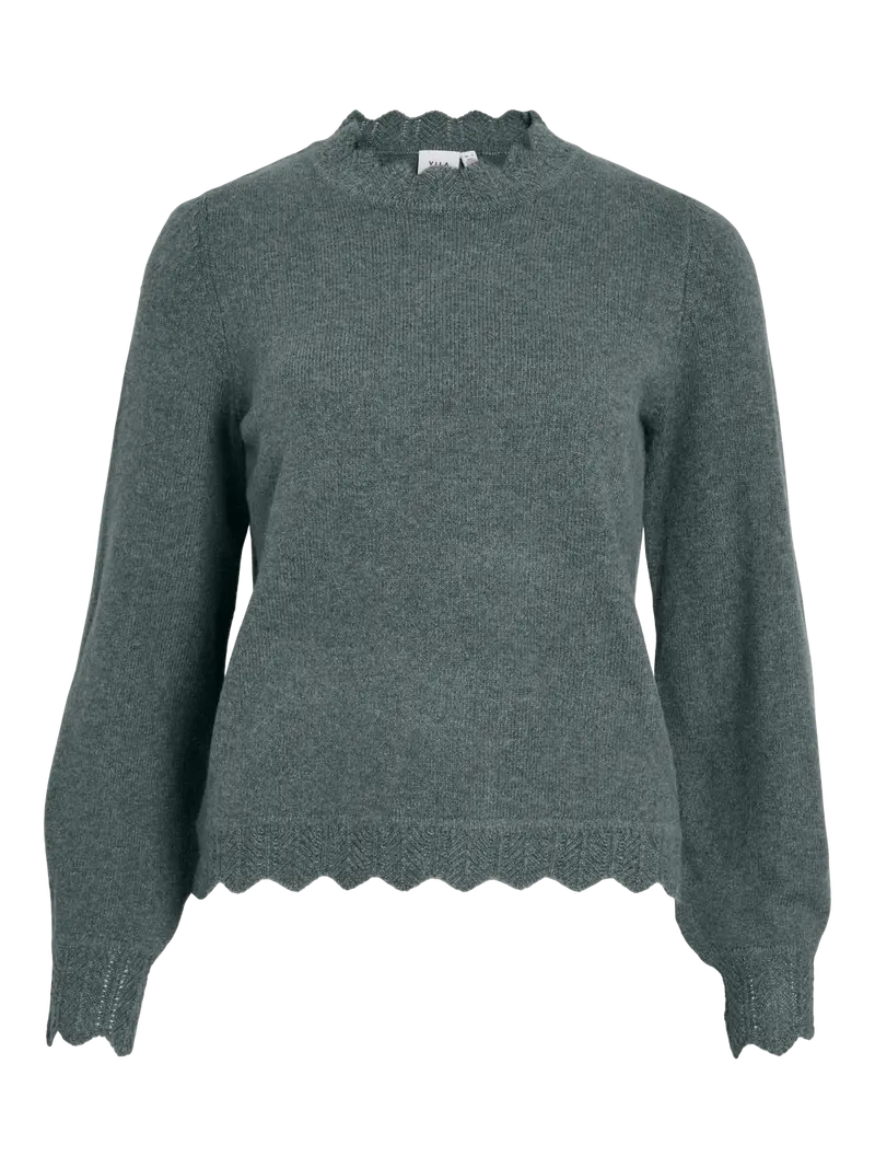 VINIKOLINA O-NECK L/S KNIT TOP