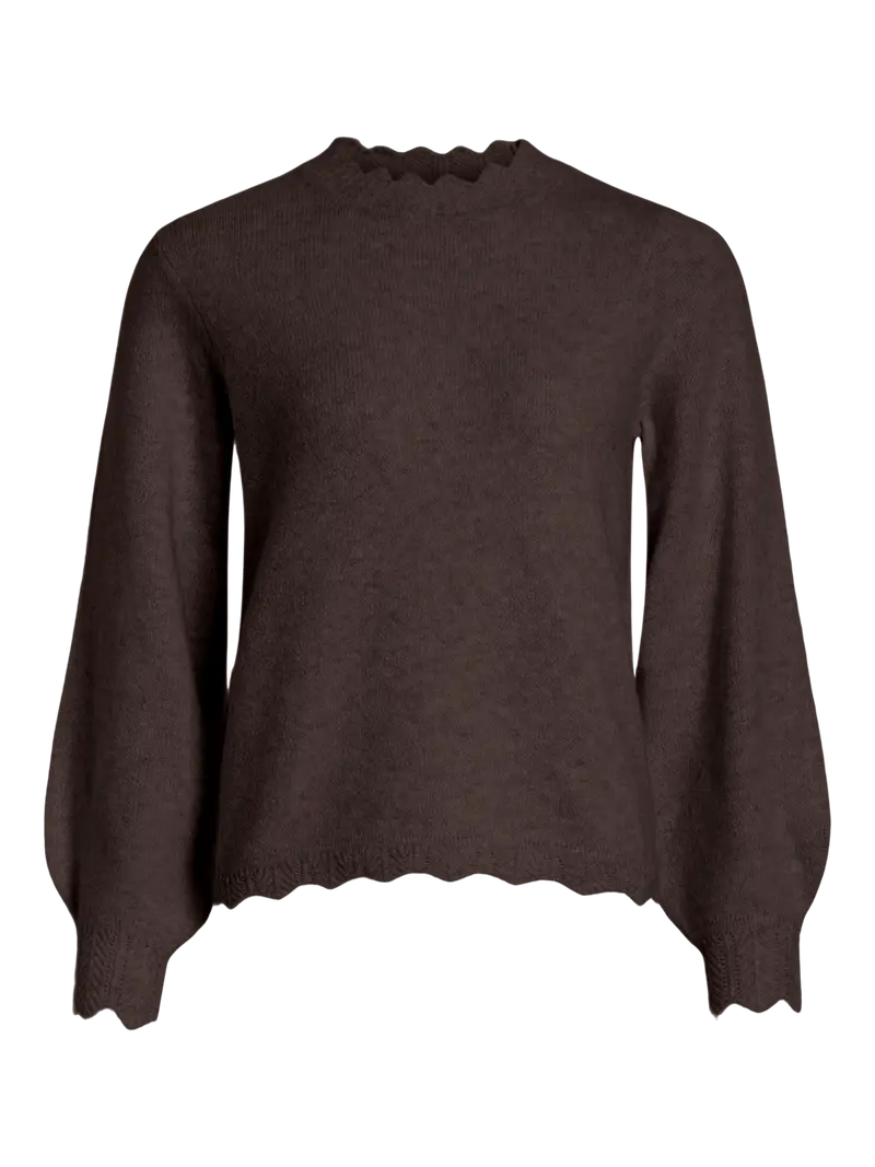 VINIKOLINA O-NECK L/S KNIT TOP