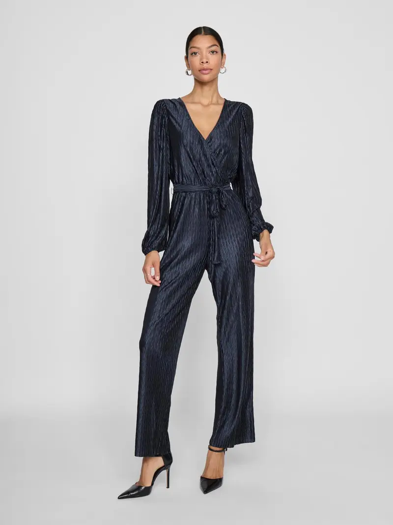 VIPLUSA L/S PLISSE JUMPSUIT #1